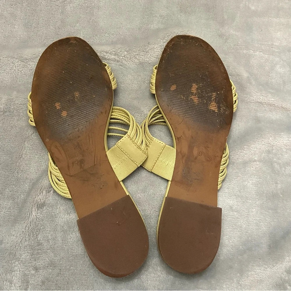 Madewell meg slide sandals strappy light green - Picture 5 of 6